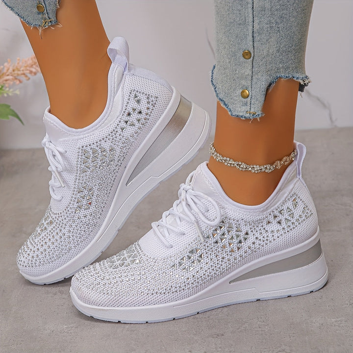 Éclatantes Baskets Compensées | Confortables