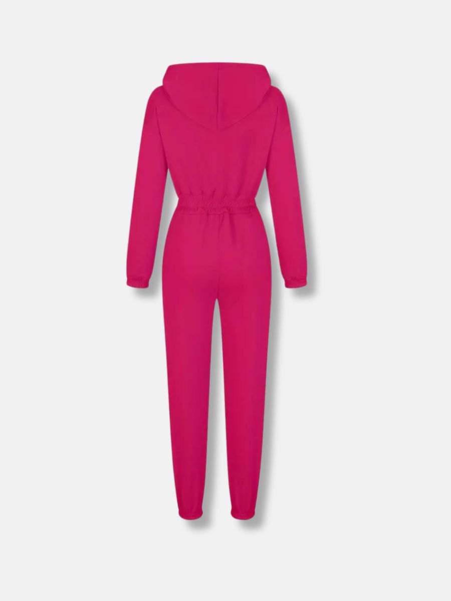 Combinaison ajustée zippée au style polyvalent
