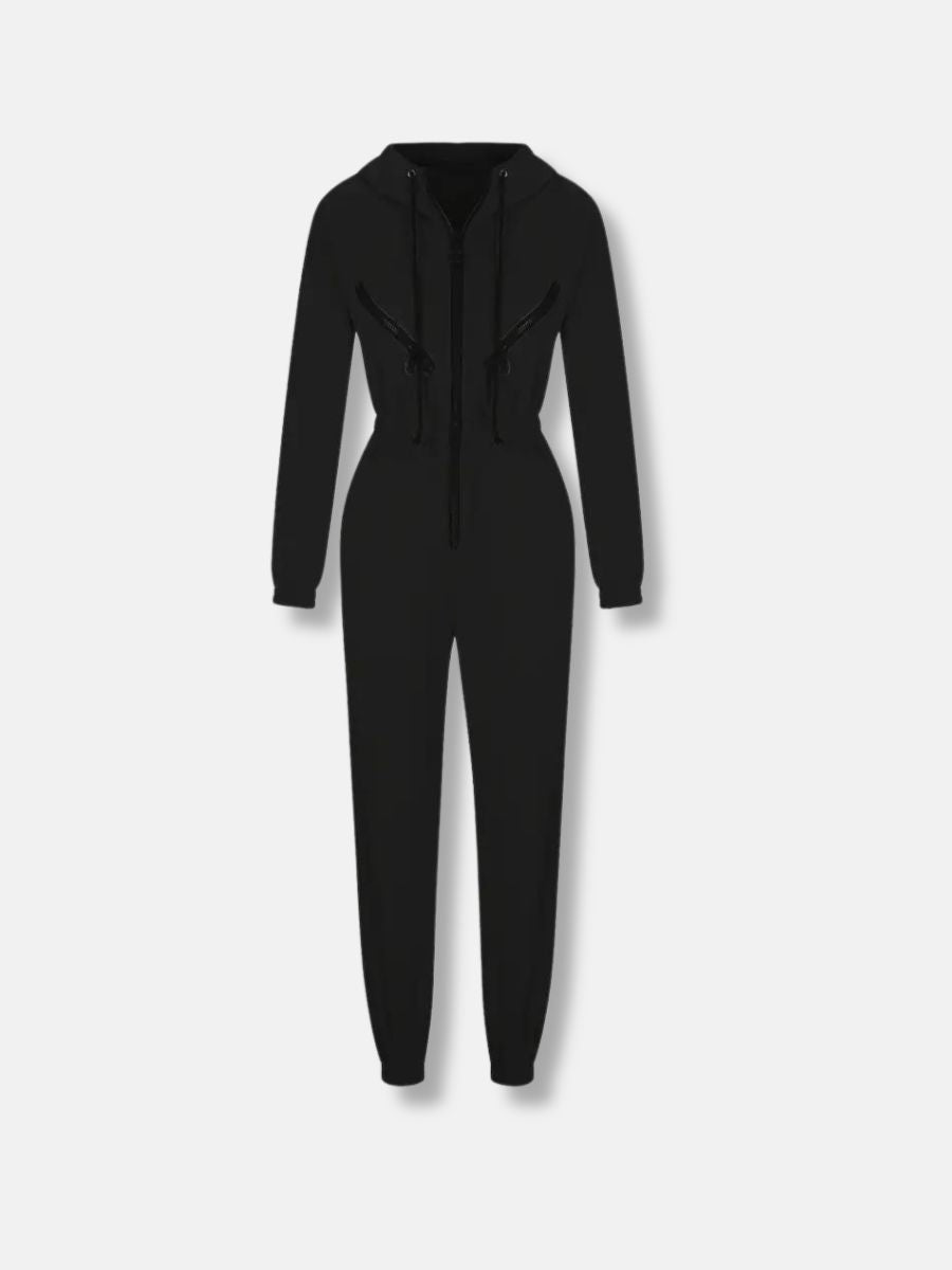 Combinaison ajustée zippée au style polyvalent