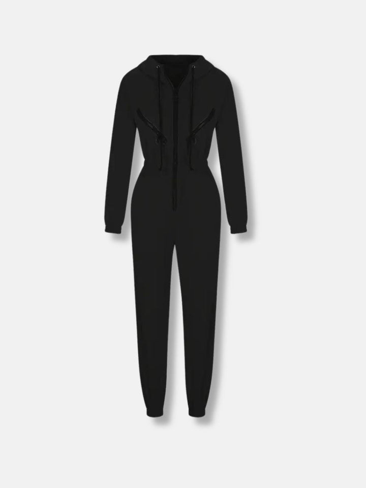 Combinaison ajustée zippée au style polyvalent