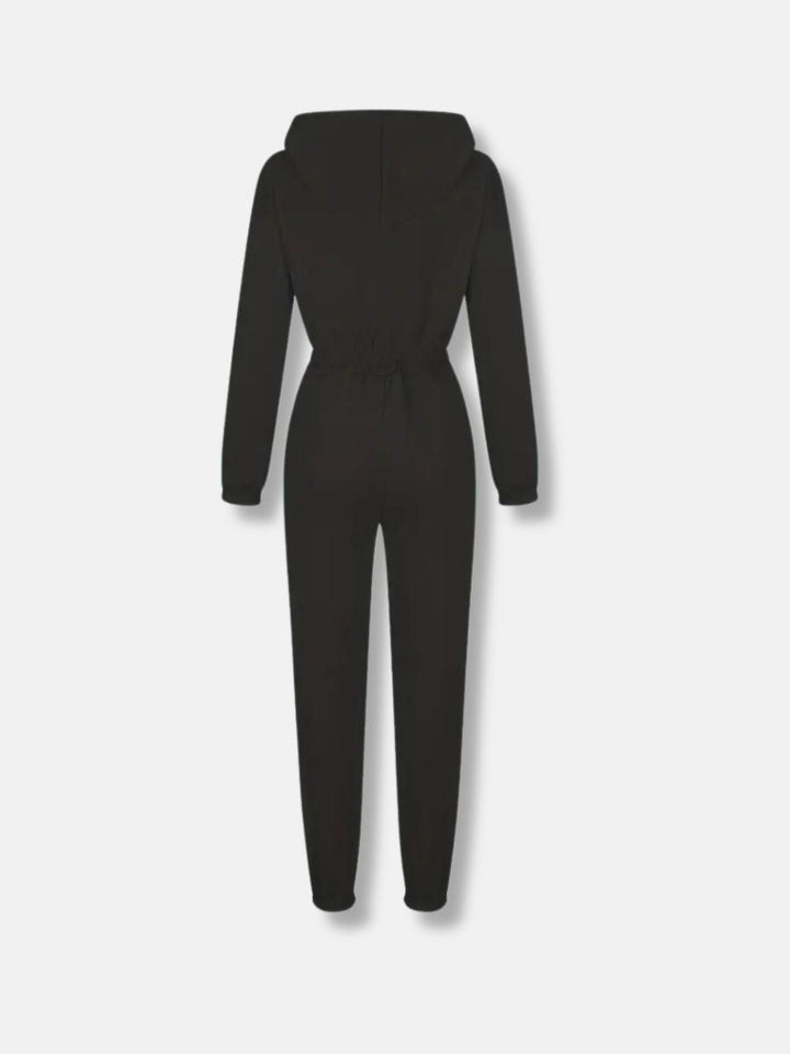 Combinaison ajustée zippée au style polyvalent