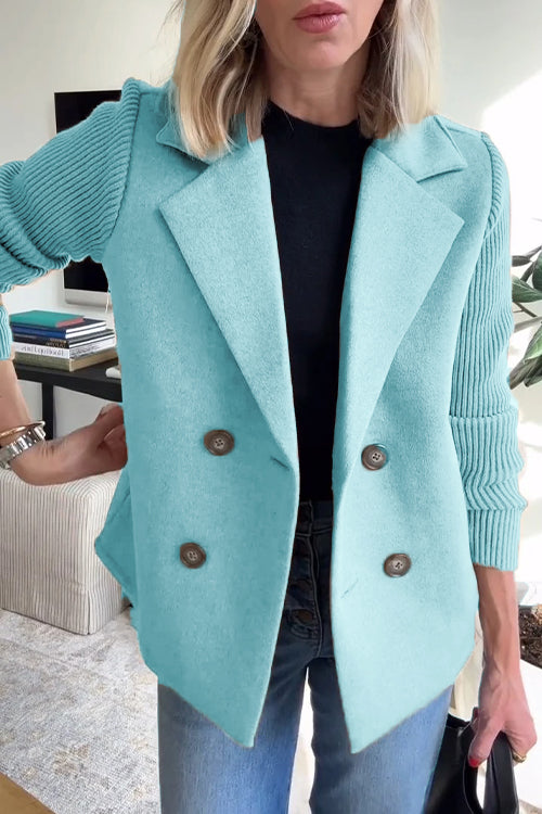 Blazer décontracté à double boutonnage pour femme | Saphira
