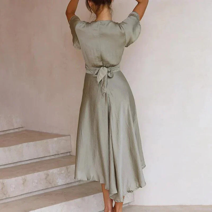 Robe fluide vintage coupe élégante et légère