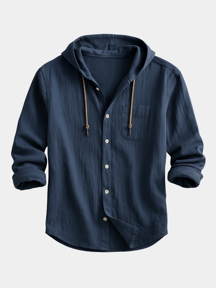 Chemise à Capuche Moderne | Élégance Décontractée