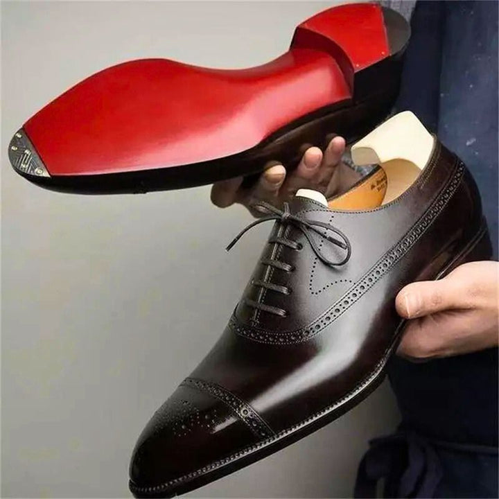 Chaussures Oxford à bout rapporté pour homme | Valmont