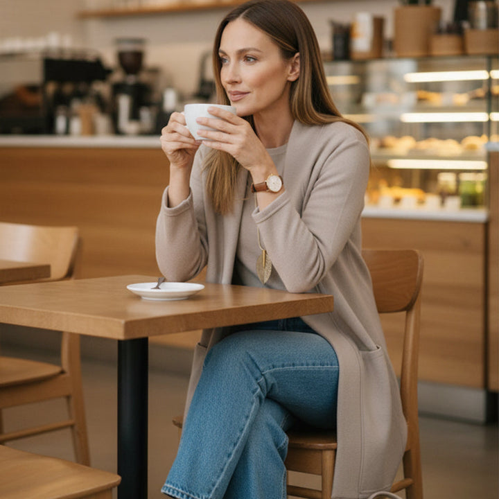 Eveline | Ensemble Femme Trois Pièces avec Cardigan Long