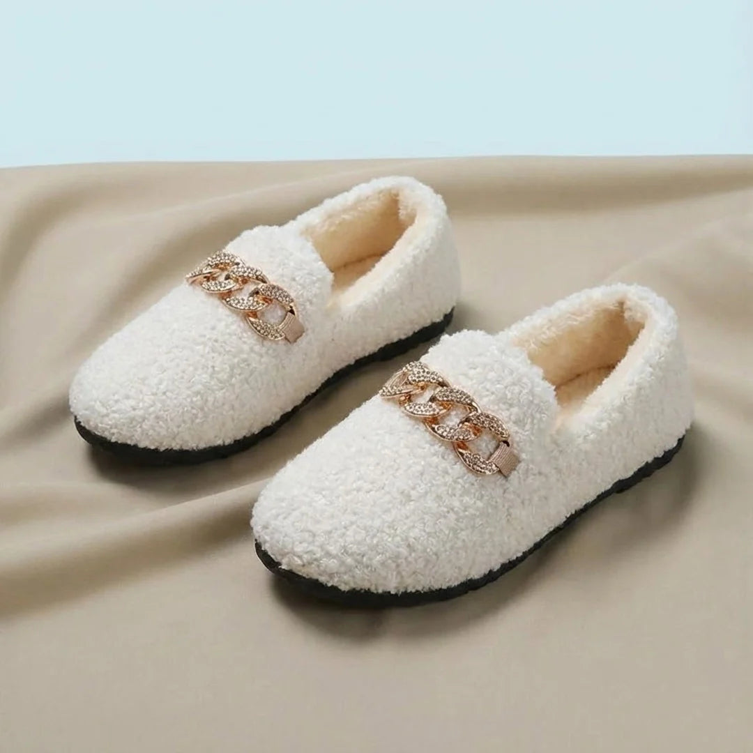 Pantoufles élégantes à silhouette enveloppante pour femme | Alba
