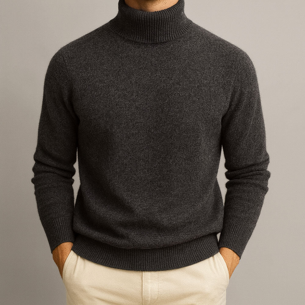 Pull col roulé élégant pour homme | Orvian