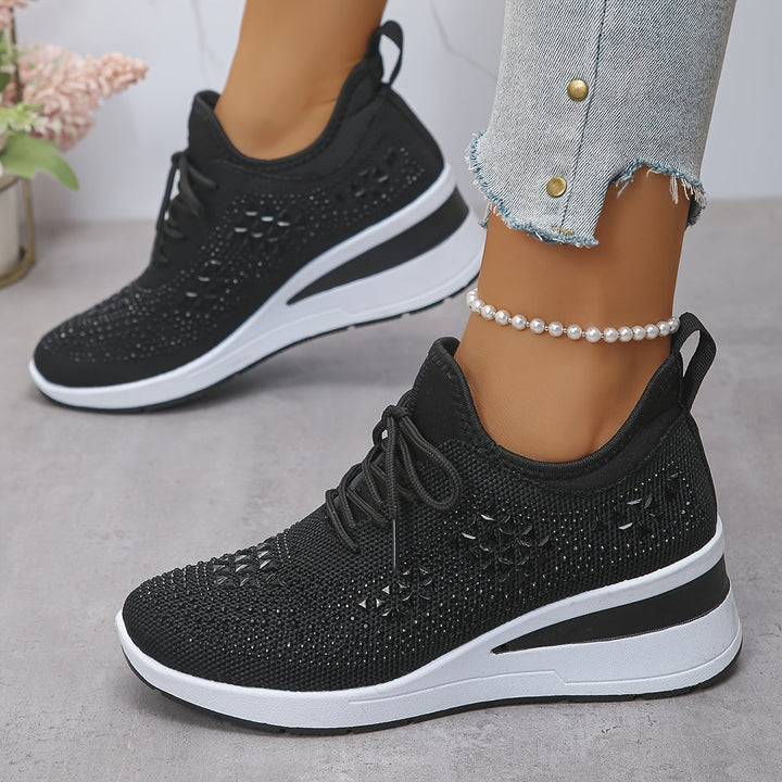 Éclatantes Baskets Compensées | Confortables