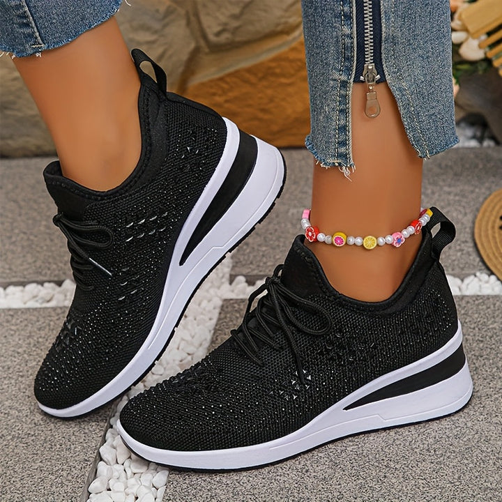 Éclatantes Baskets Compensées | Confortables