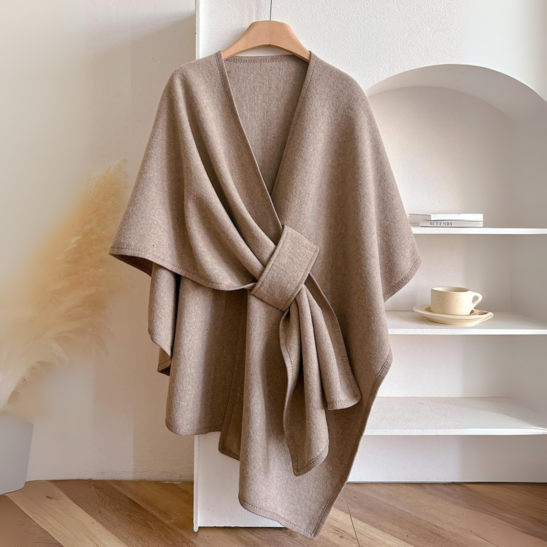 Châle Drapé Élégant pour Femme | Eliana