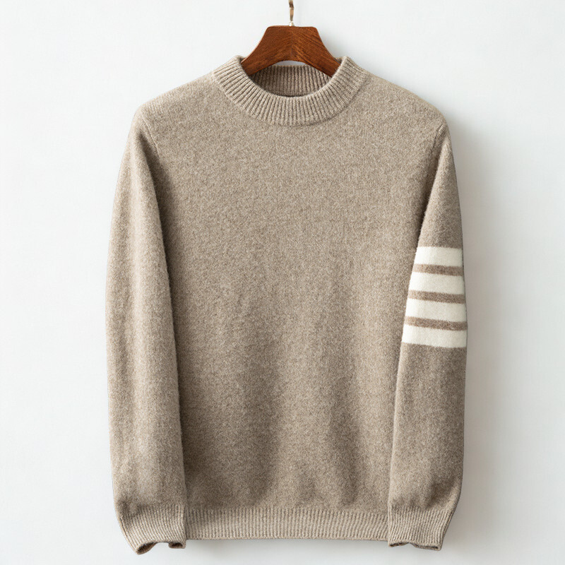 Pull Texturé Rayures Contrastées | Elvane