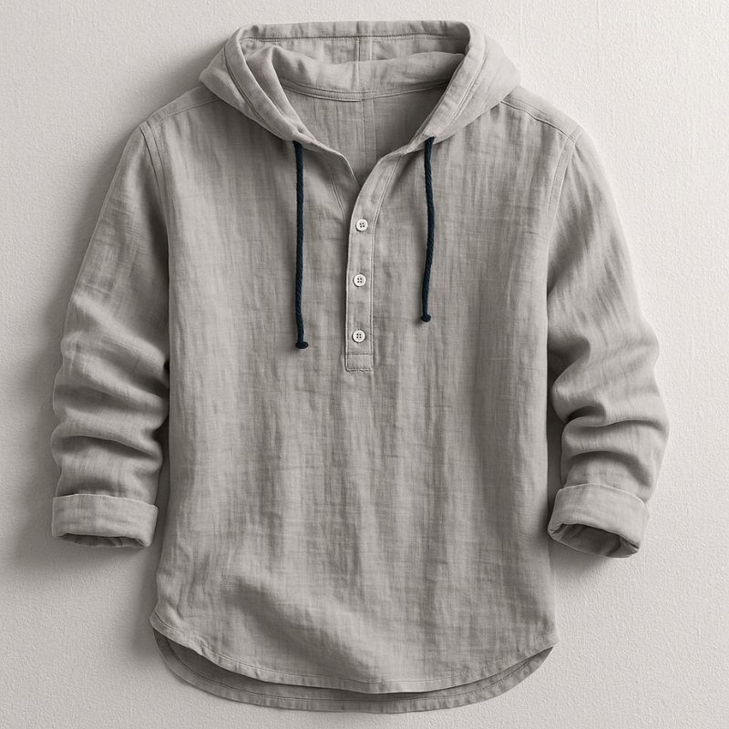 Chemise à capuche légère pour homme | Hudrien