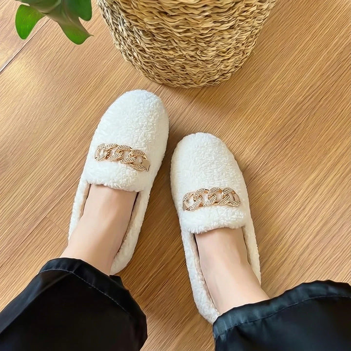 Pantoufles élégantes à silhouette enveloppante pour femme | Alba