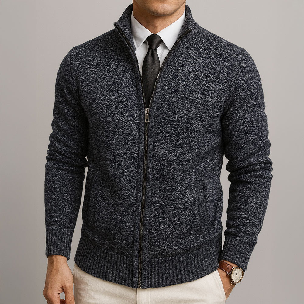 Cardigan Zippé Élégant | Lucien