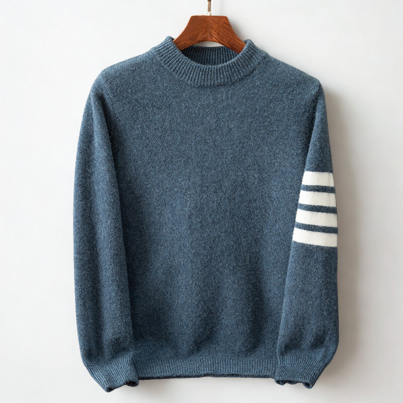 Pull Texturé Rayures Contrastées | Elvane