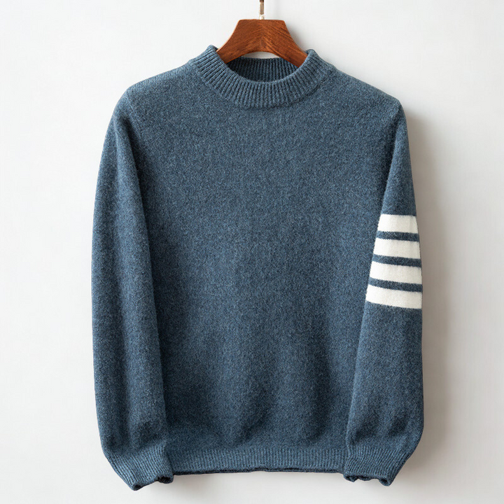 Pull Texturé Rayures Contrastées | Elvane