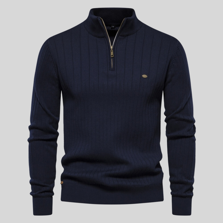 Pull zippé sophistiqué | Zyrus