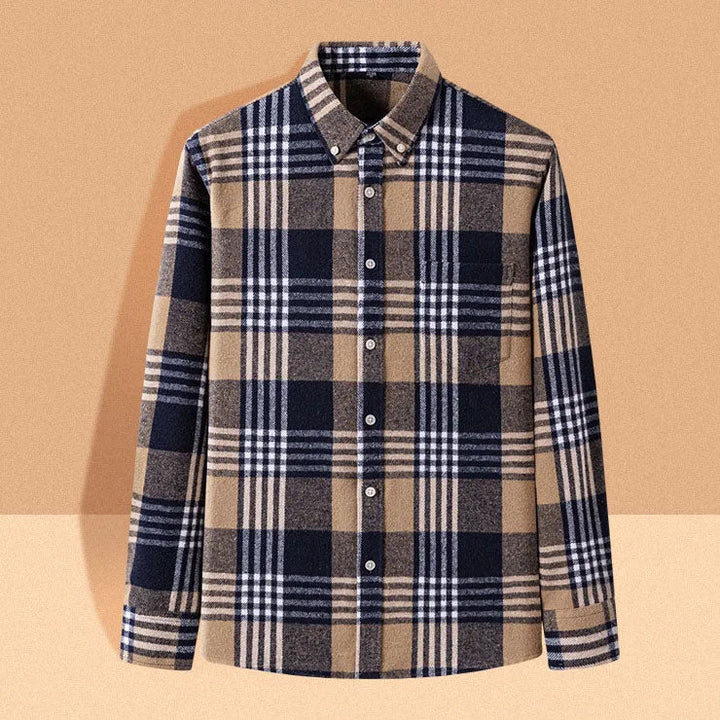 Chemise à carreaux boutonnée pour homme | Venzon