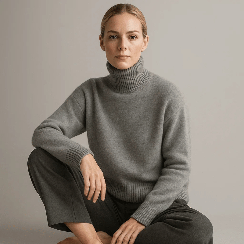 Pull col roulé élégant pour femme | Naéline