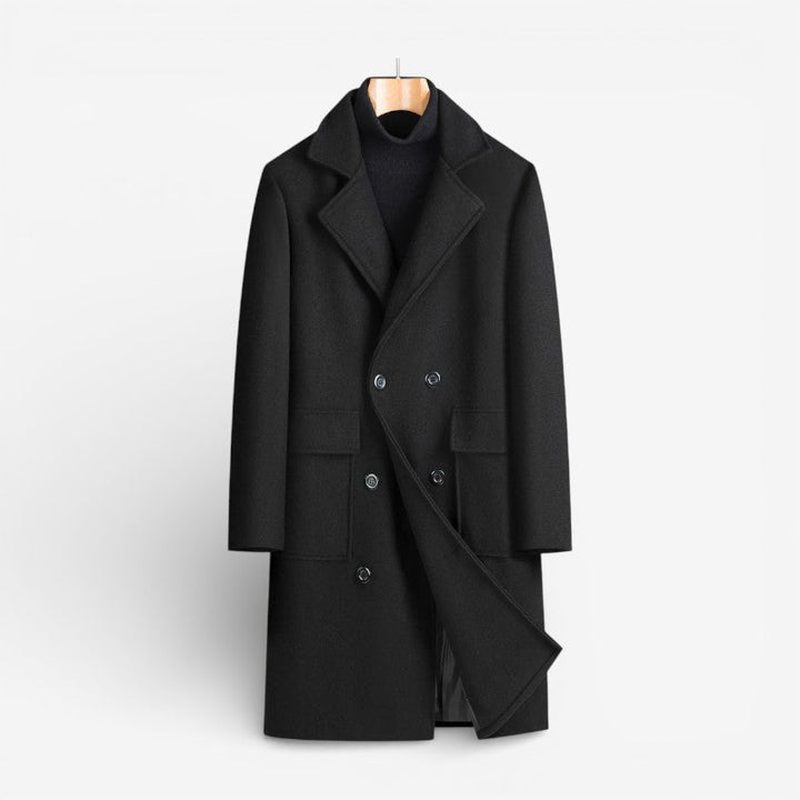 Marvélan | Manteau Homme Boutonné à Col Revers