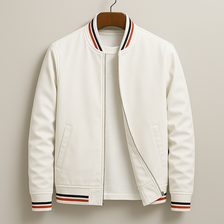 Veste zippée à finitions contrastées pour homme | Corentin