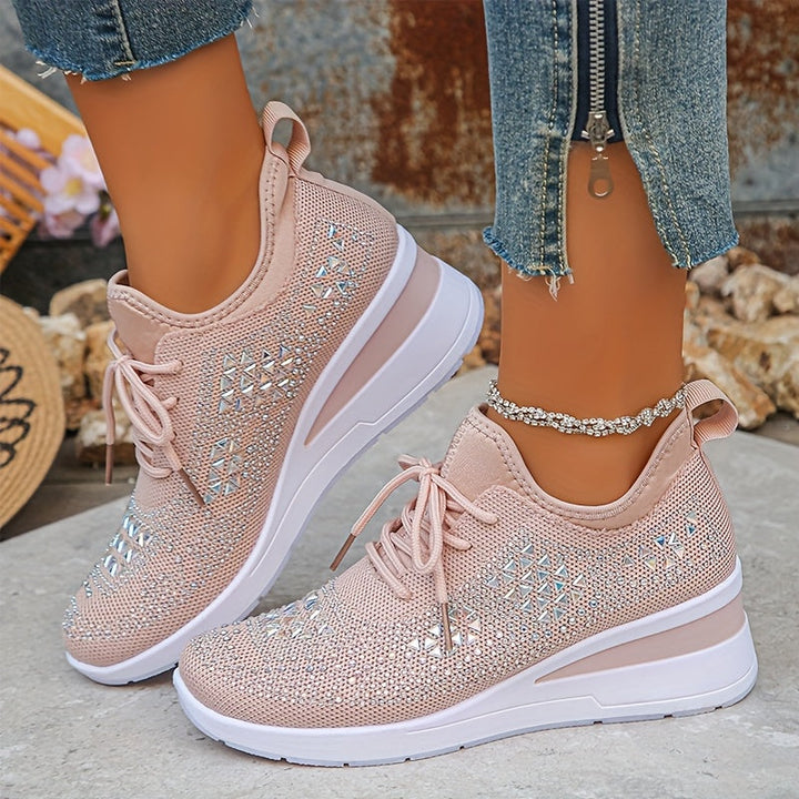 Éclatantes Baskets Compensées | Confortables