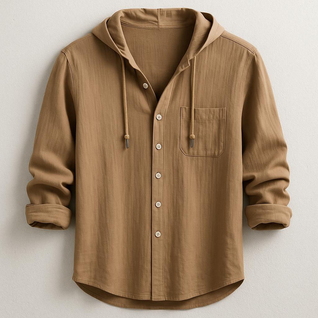 Chemise à Capuche Moderne | Élégance Décontractée