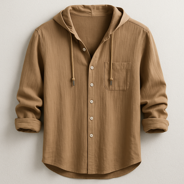 Chemise à Capuche Moderne | Élégance Décontractée