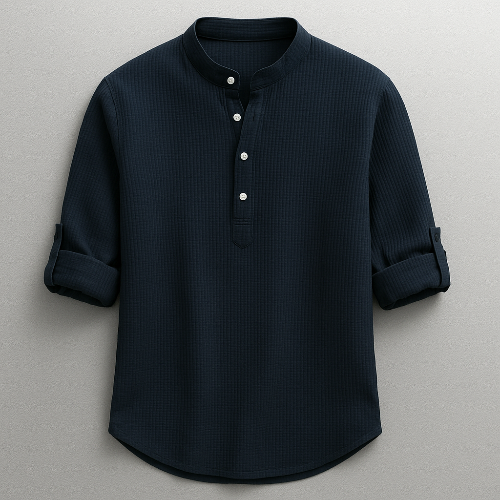 Chemise Henley Élégante avec Coupe Classique | Mavy