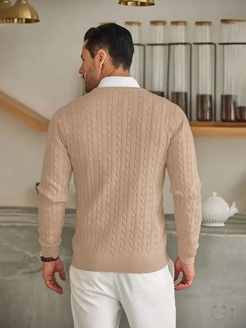 Pull élégant à silhouette épurée pour homme | Alento
