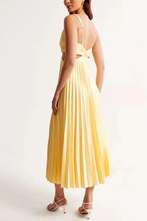 Robe plissée élégante pour occasions spéciales
