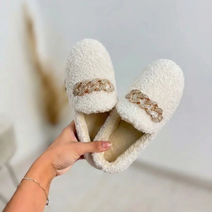 Pantoufles élégantes à silhouette enveloppante pour femme | Alba