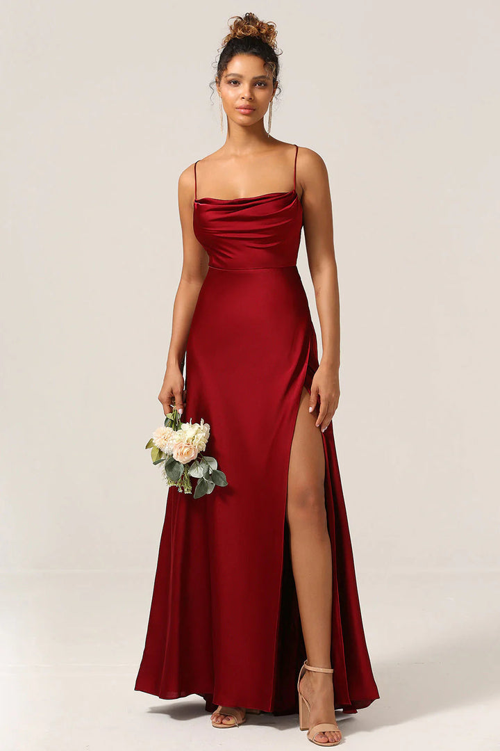 Robe longue fluide dos nu sans manches