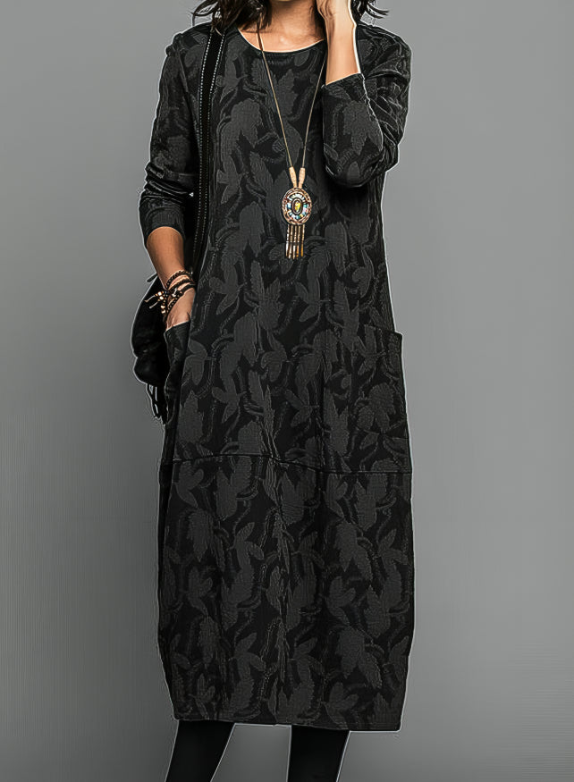 Robe longue imprimée élégante pour femme | Mara