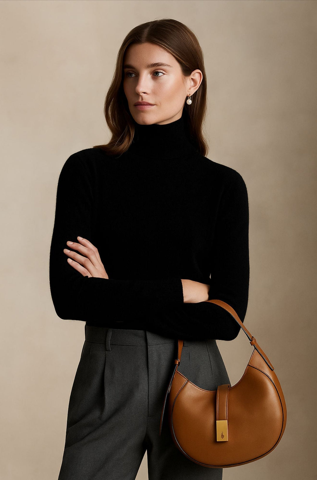 Pull à col roulé élégant pour femmes | Léana