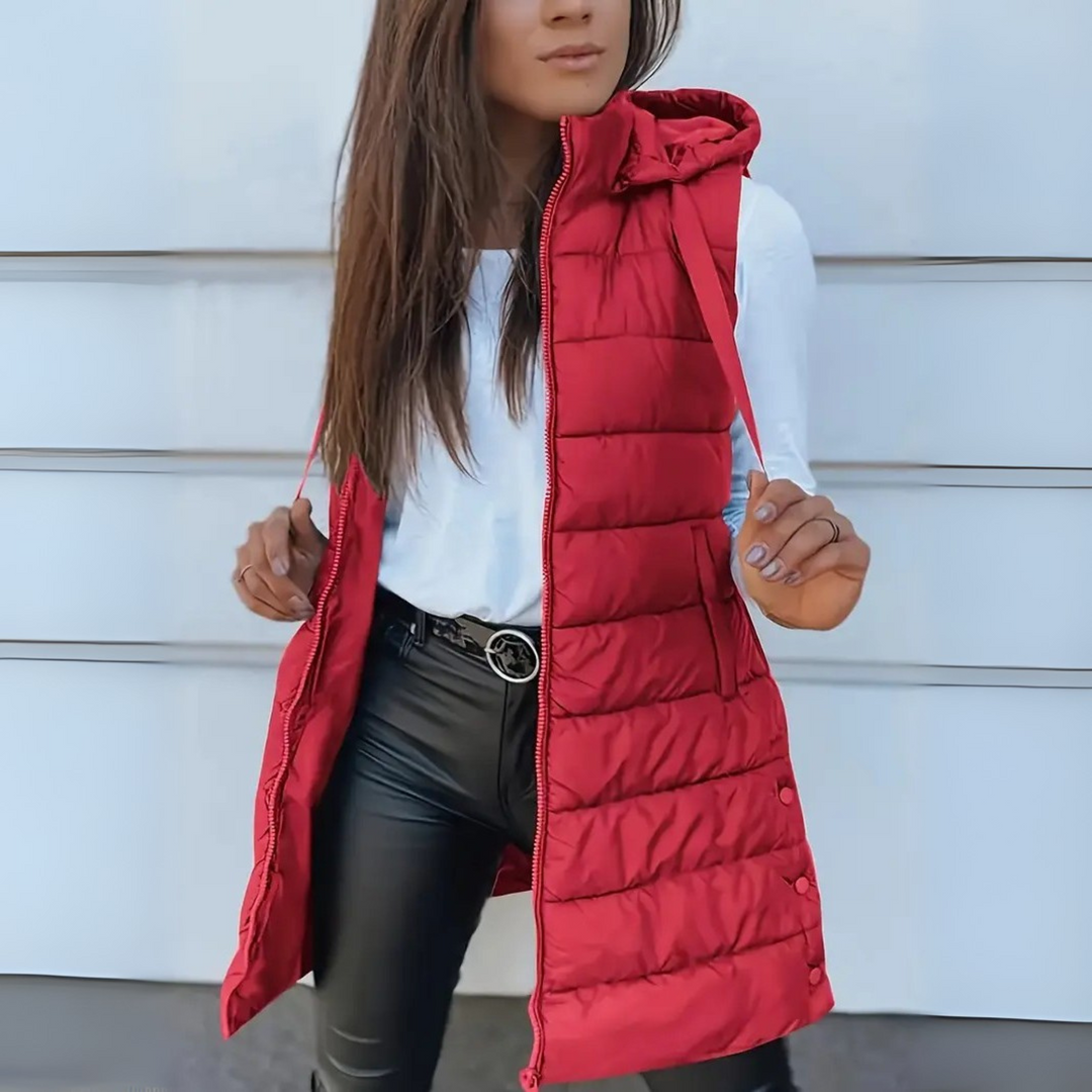 Gilet Long Matelassé Élégant | Rona