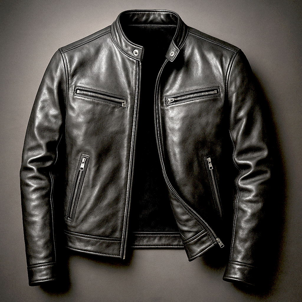 Blouson style vintage à fermeture zippée pour homme | Dravon