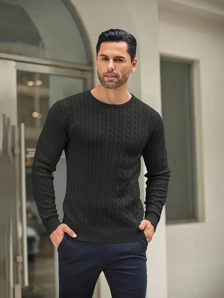 Pull élégant à silhouette épurée pour homme | Alento