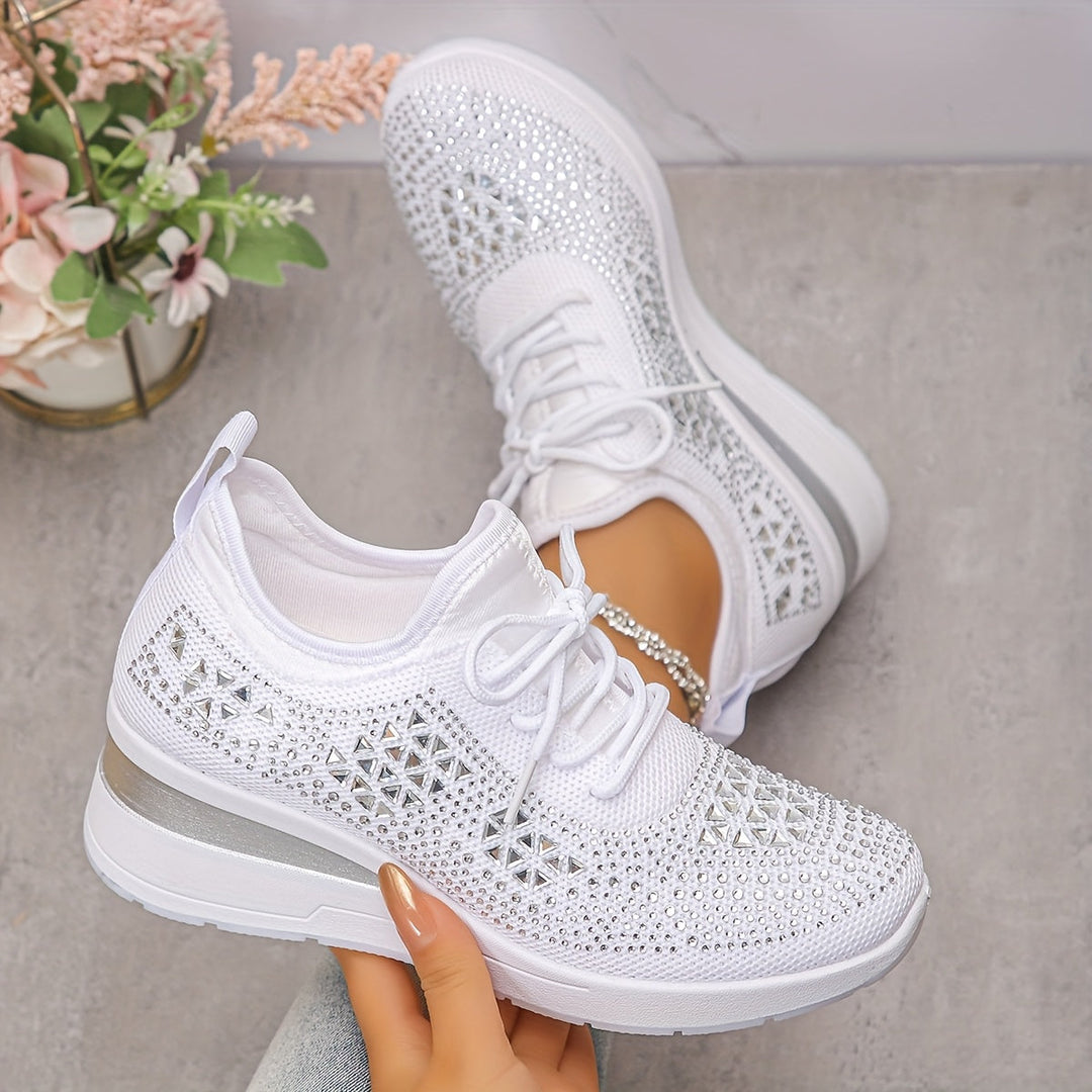 Éclatantes Baskets Compensées | Confortables