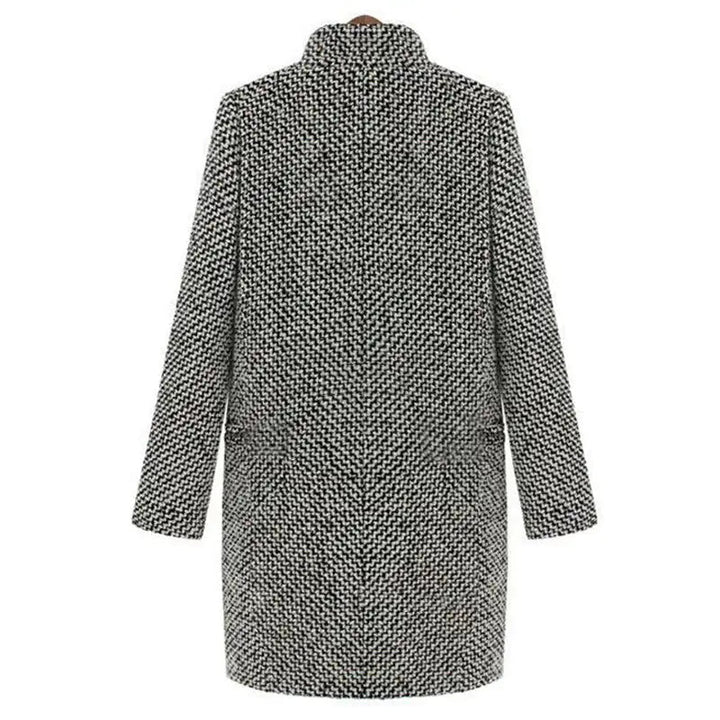 Manteau Femme Audrey | Mi-Long Pied-de-Poule