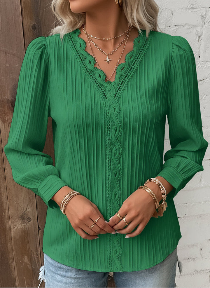 Blouse plissée élégante pour femmes | Marcelline