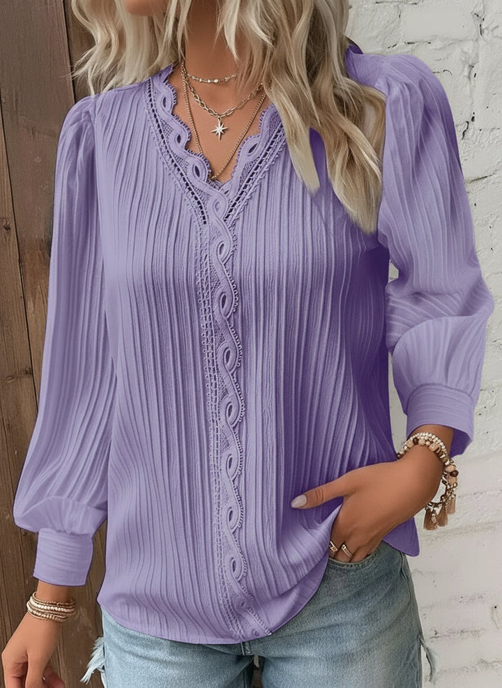Blouse plissée élégante pour femmes | Marcelline