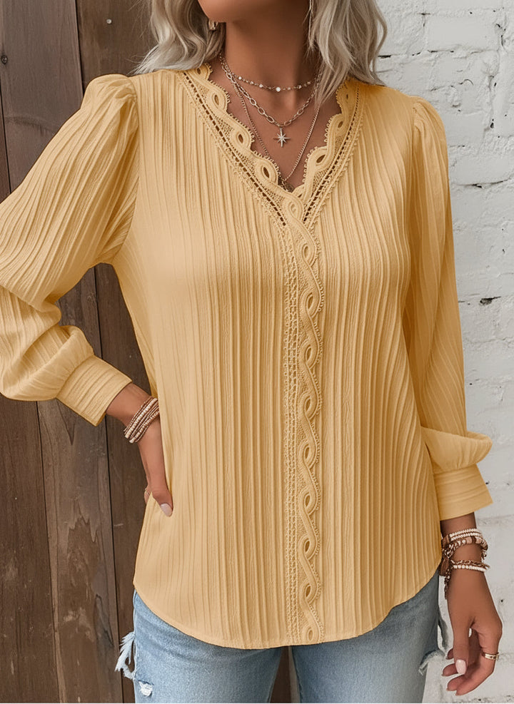 Blouse plissée élégante pour femmes | Marcelline