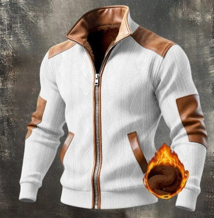 Veste élégante zippée au design structuré pour homme | Elias