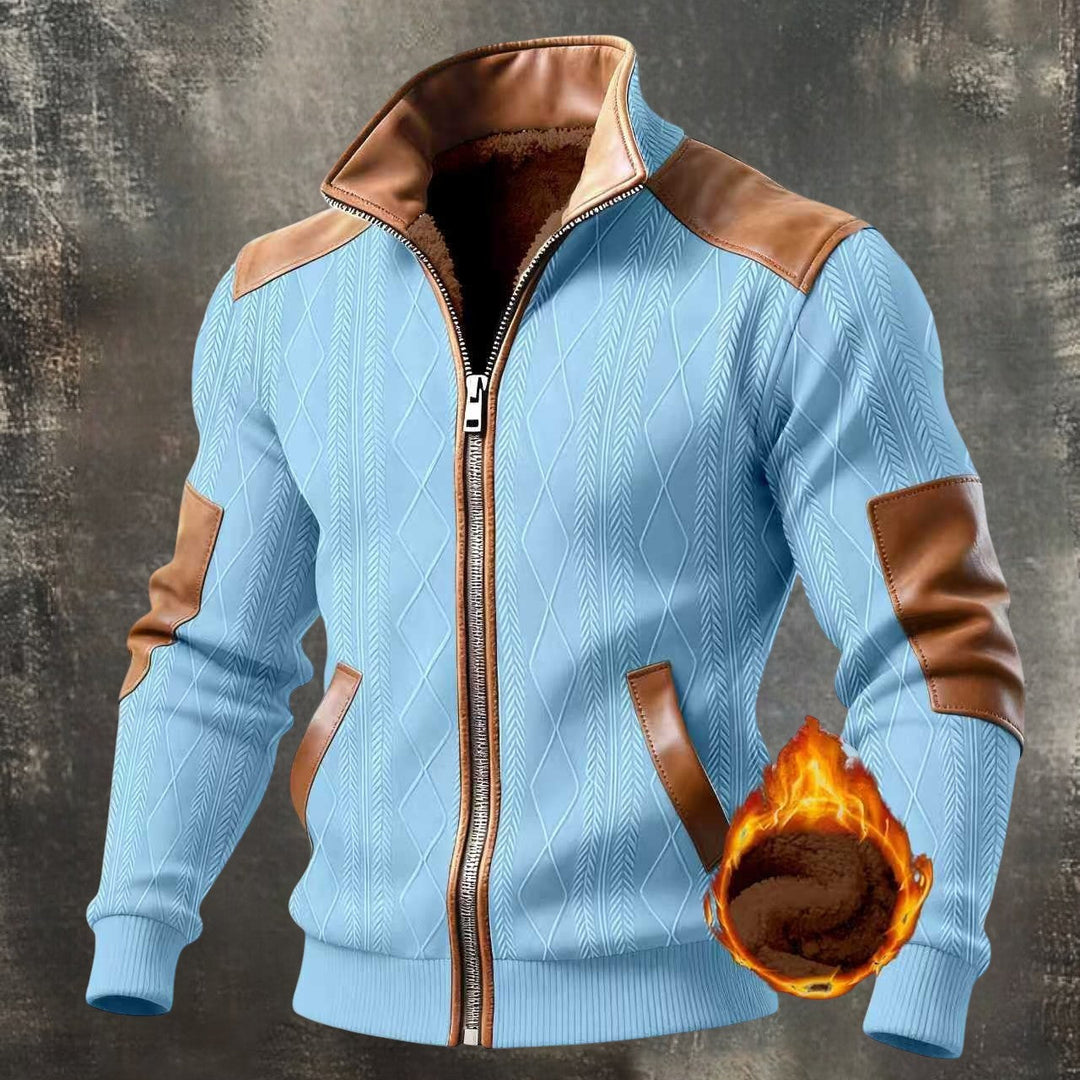 Veste élégante zippée au design structuré pour homme | Elias