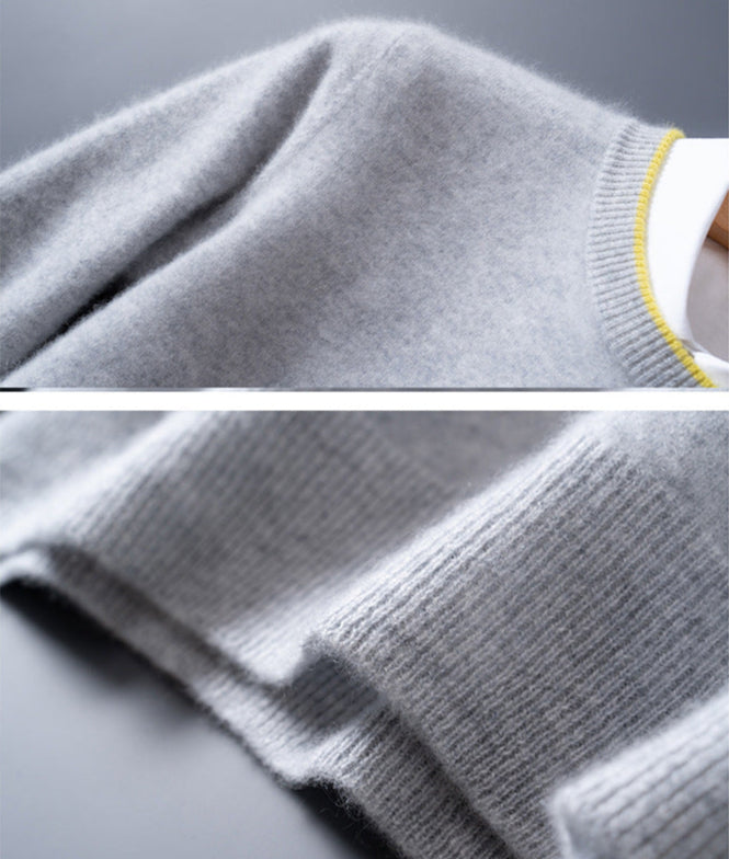 Pull col rond à bord contrasté pour homme | Westly