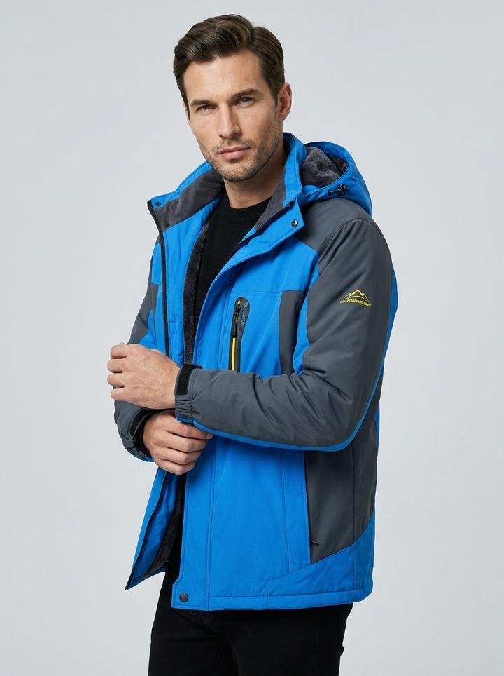 Corvin | Veste Doublée Polaire Imperméable avec Capuche