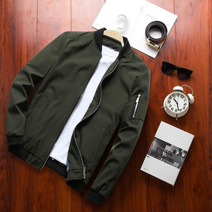 Veste légère imperméable homme à fermeture zippée