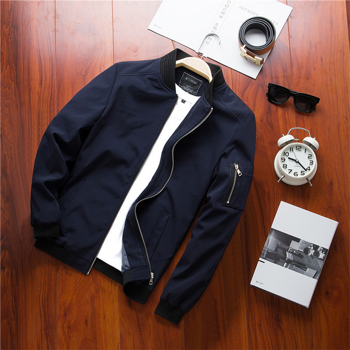 Veste légère imperméable homme à fermeture zippée